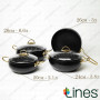 Набор кастрюль Lines Guvec 7 предметов черный